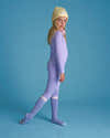 Chaussettes De Ski X-Socks® SKI DISCOVER OTC - Taille 35-38 - Couleur Lilas/Beige Clair - Confort Optimal - 12