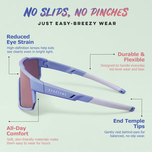 Lilac/White - Sunglasses