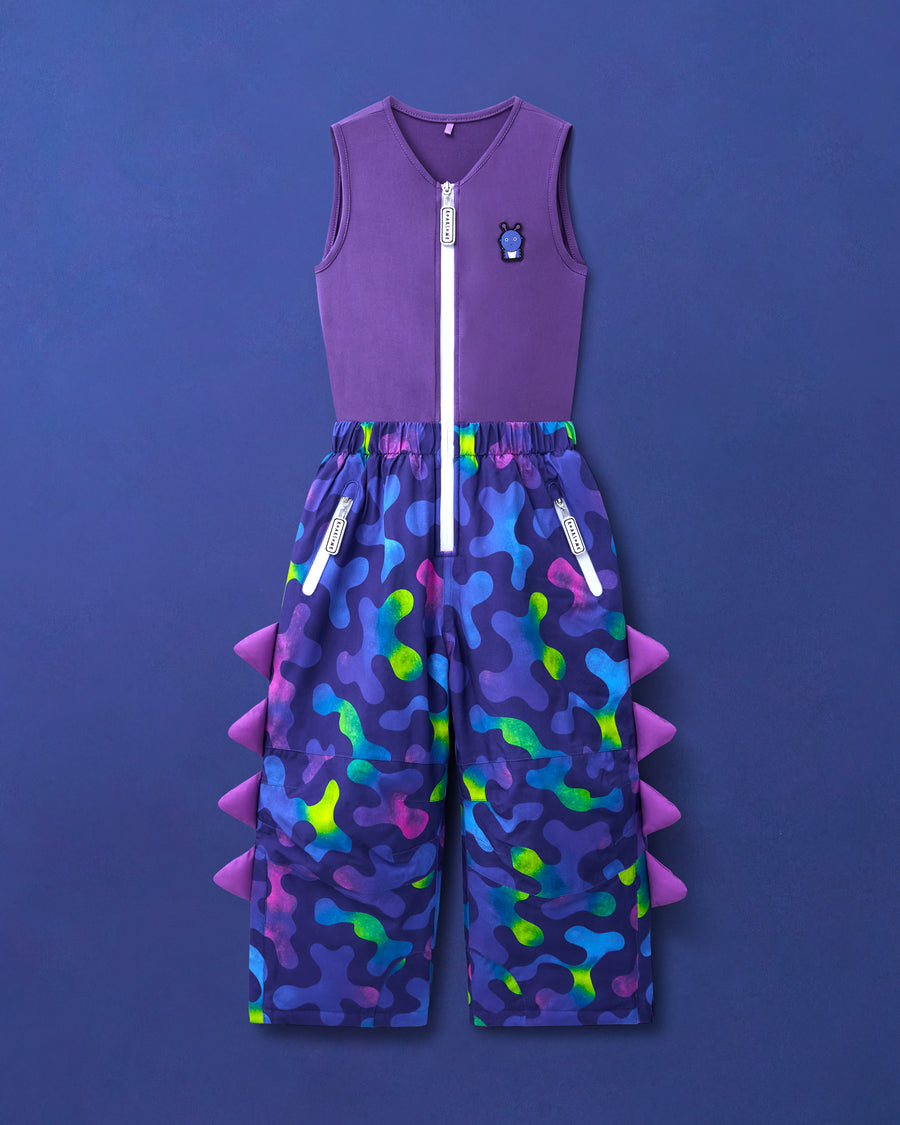 Camo the Alien - Midnight Nebula Ski Salopettes / Bib Pants