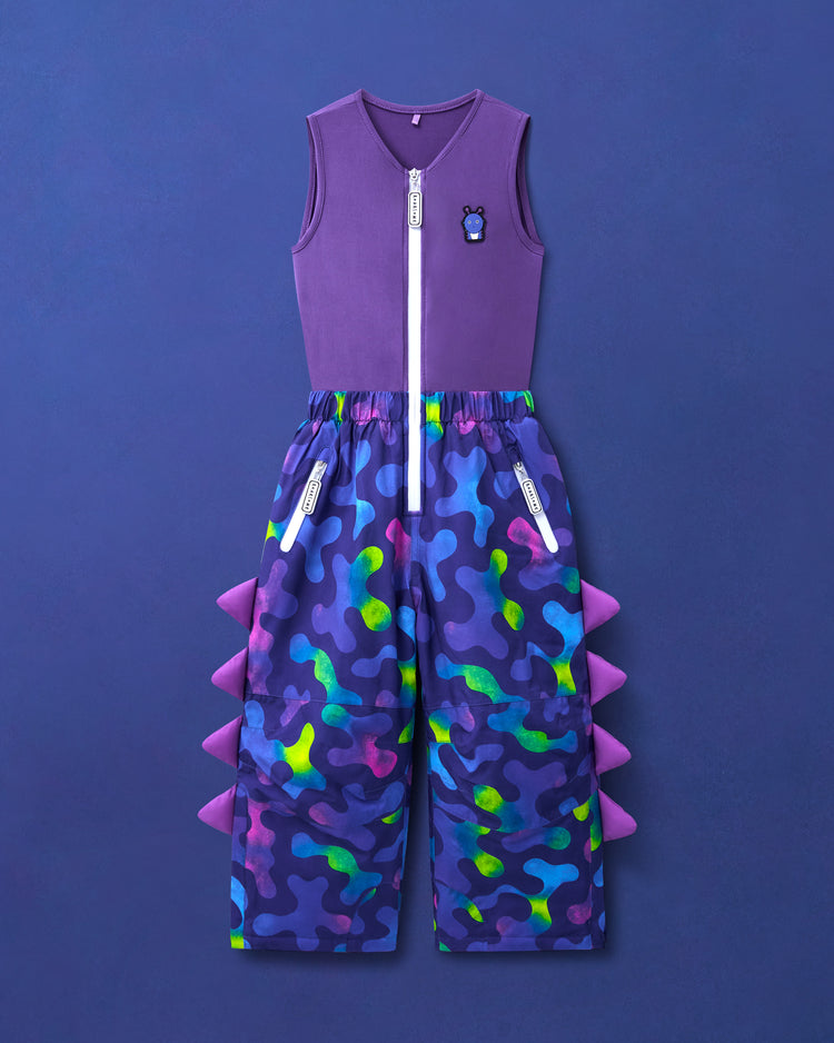Camo the Alien - Midnight Nebula Ski Salopettes / Bib Pants
