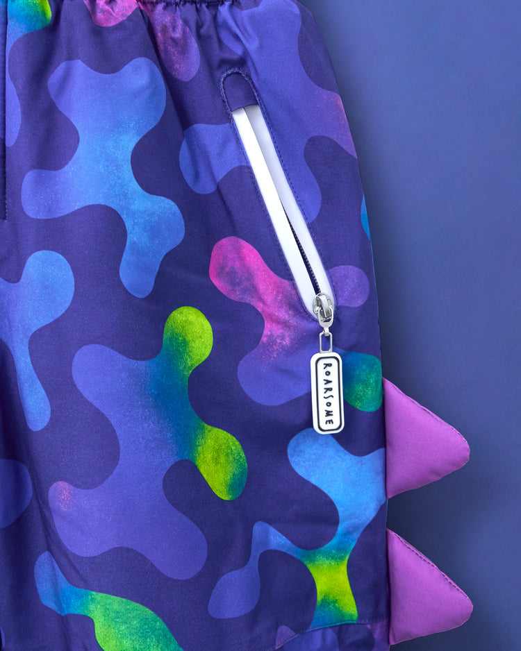 Camo the Alien - Midnight Nebula Ski Salopettes / Bib Pants