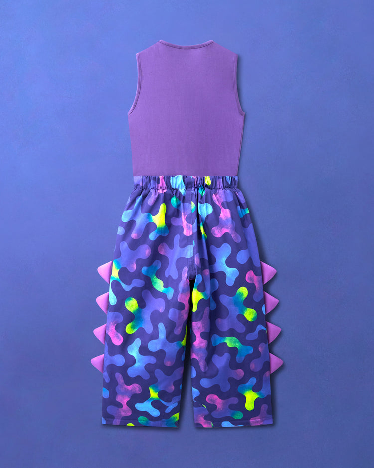 Camo the Alien - Midnight Nebula Ski Salopettes / Bib Pants