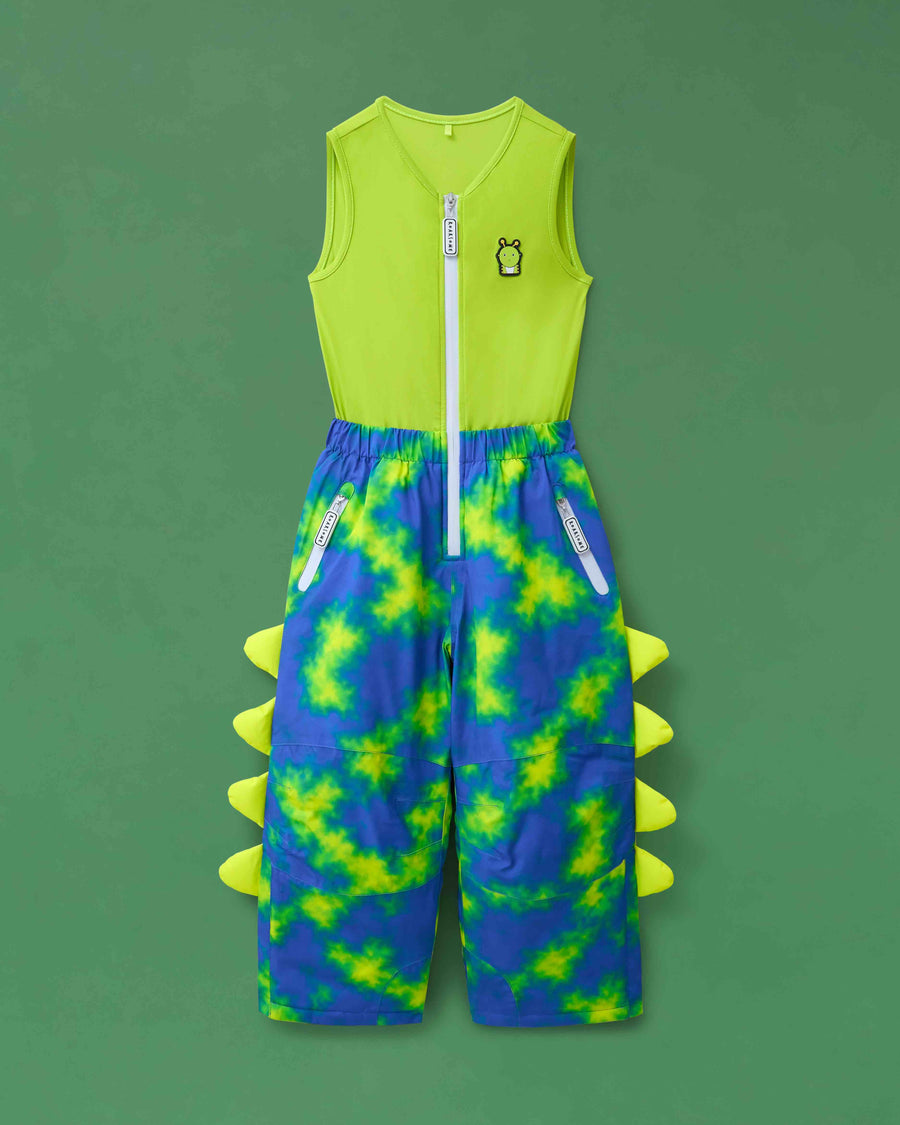 Camo the Alien - Neon Galaxy Ski Salopettes / Bib Pants