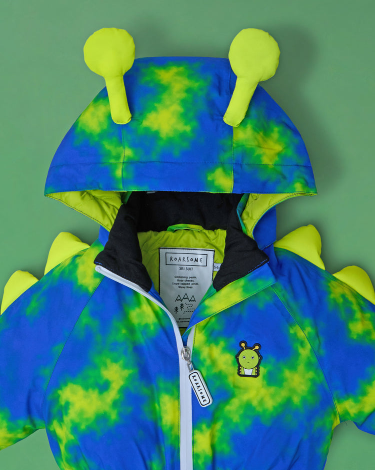 Camo the Alien - Neon Galaxy Snow Suit