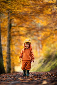 Organic Cotton Tracksuit - Burnt Orange
