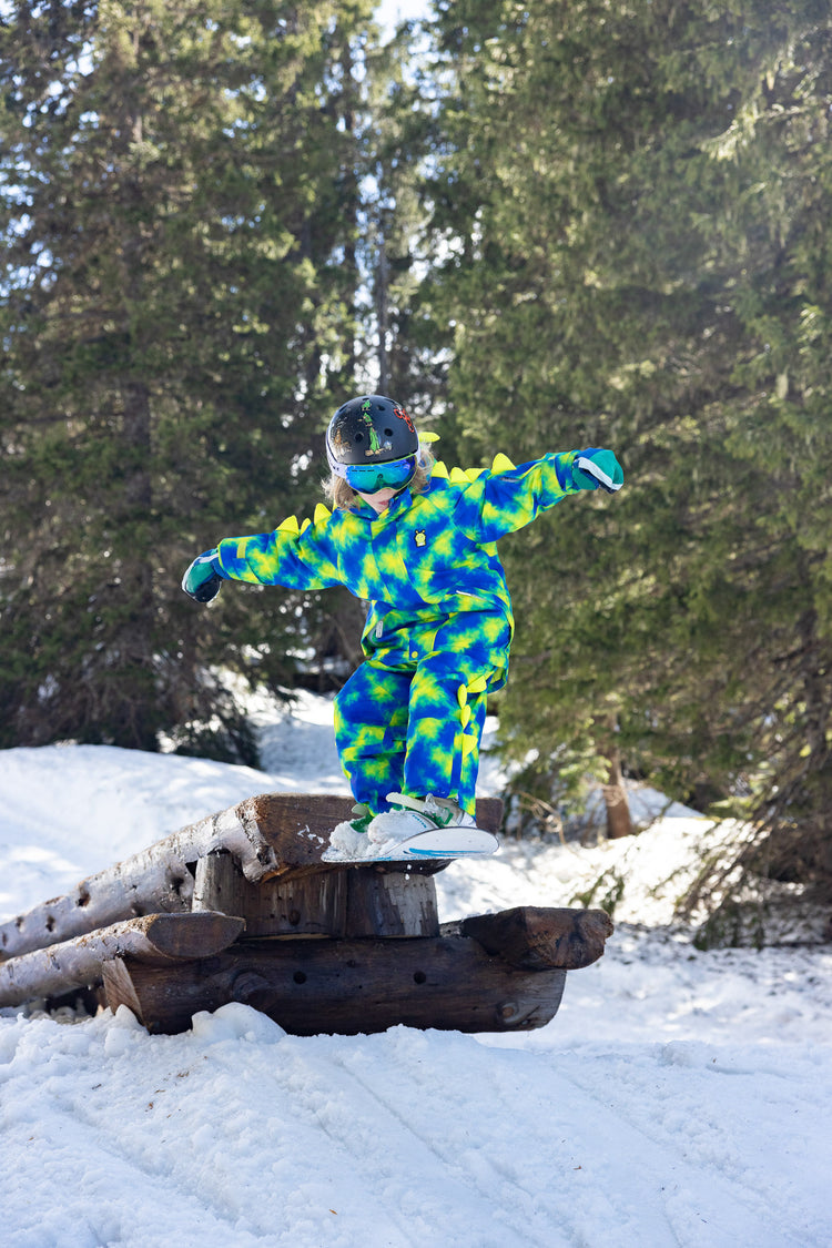 Camo the Alien - Neon Galaxy Ski Salopettes / Bib Pants