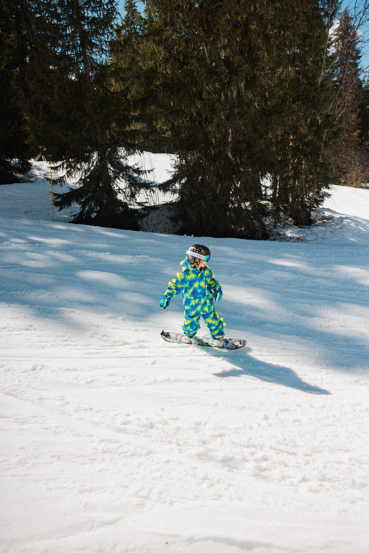 Camo the Alien - Neon Galaxy Ski Salopettes / Bib Pants