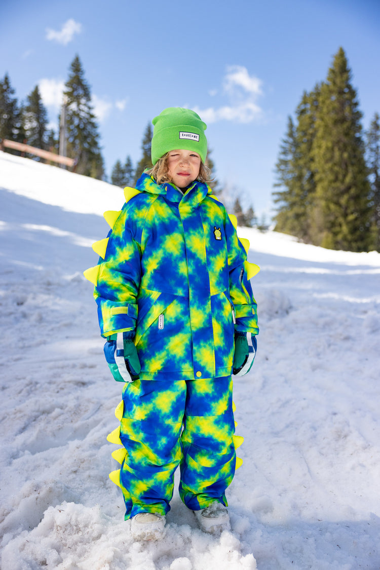 Camo the Alien - Neon Galaxy Ski Salopettes / Bib Pants