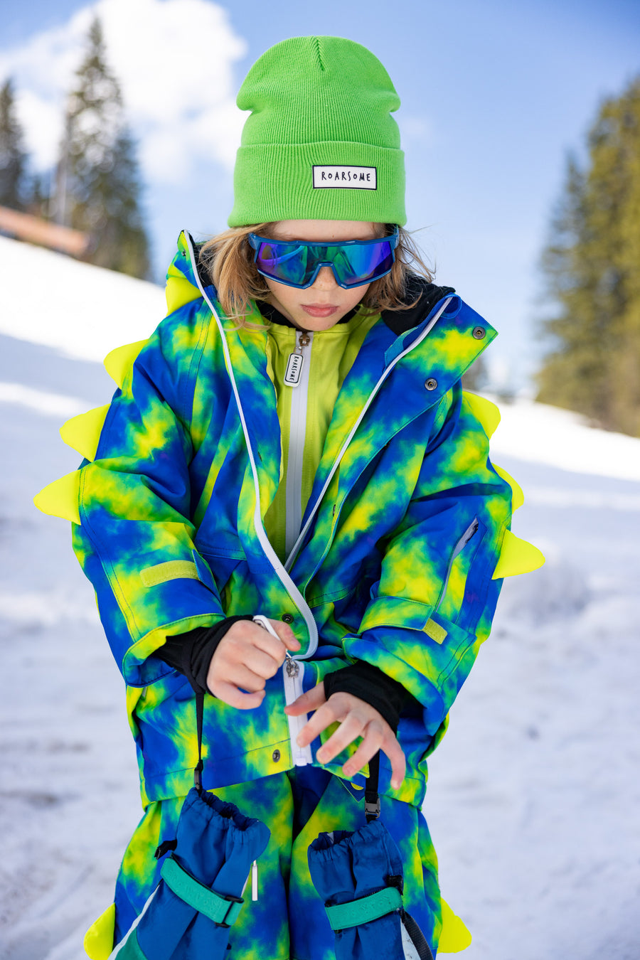 Kids Beanies - Lime