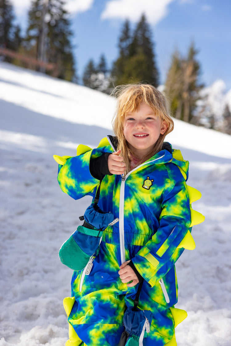 Camo the Alien - Neon Galaxy Snow Suit