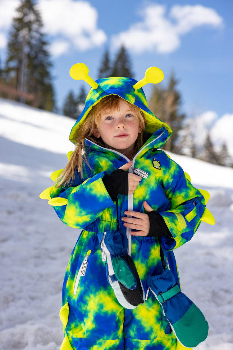 Camo the Alien - Neon Galaxy Snow Suit