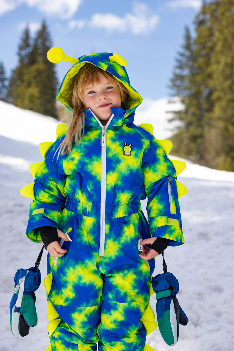 Camo the Alien - Neon Galaxy Snow Suit