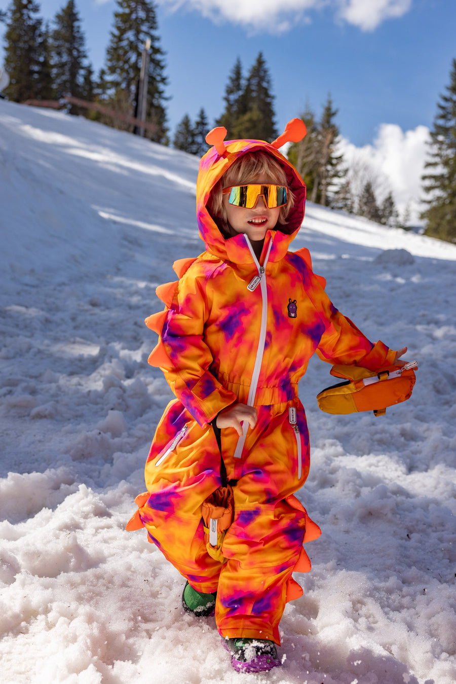 Camo the Alien - Solar Snow Suit