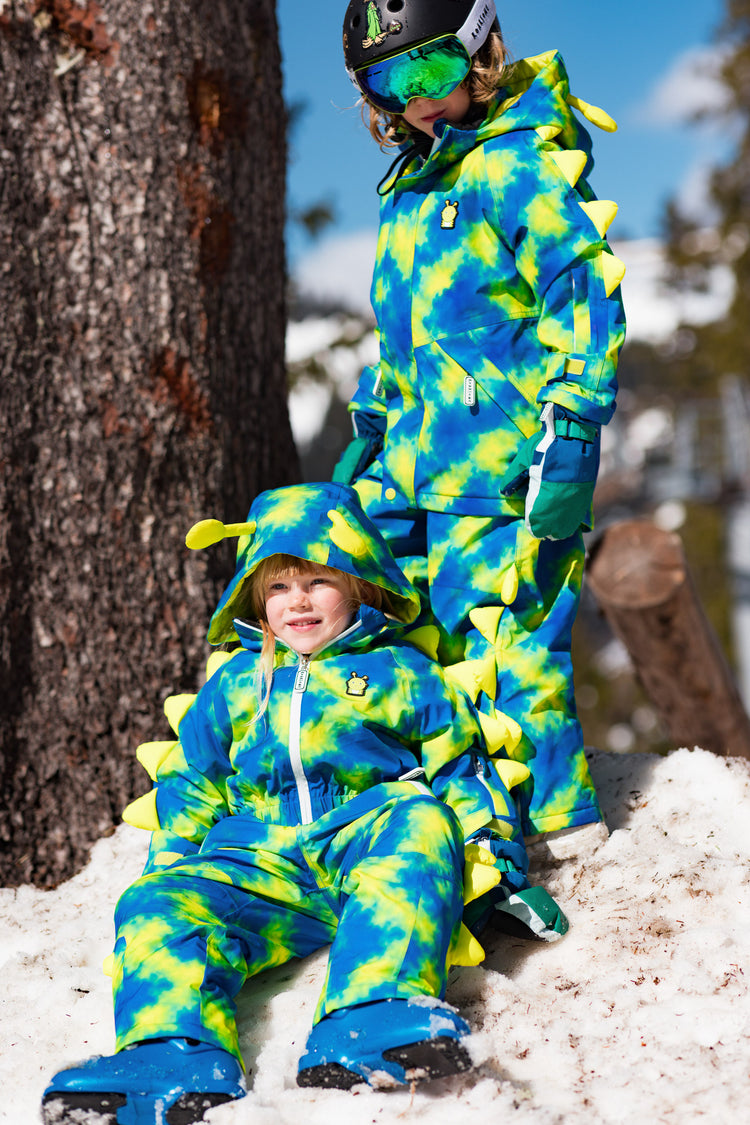 Camo the Alien - Neon Galaxy Snow Suit
