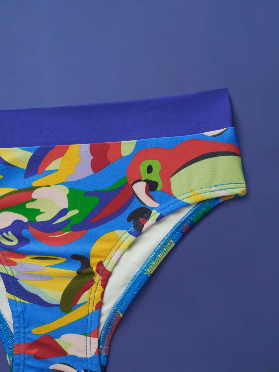 Squawk the Parrot - Kids Bikini