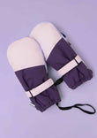Kids Ski Gloves - Pink/Lilac
