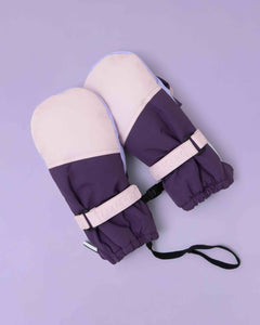Kids Ski Gloves - Pink/Lilac