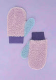 Fleece Mittens - Pink/Lilac