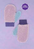 Fleece Mittens - Pink/Lilac