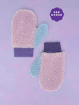 Fleece Mittens - Pink/Lilac