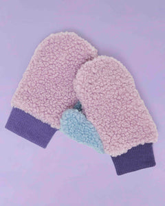 Fleece Mittens - Pink/Lilac