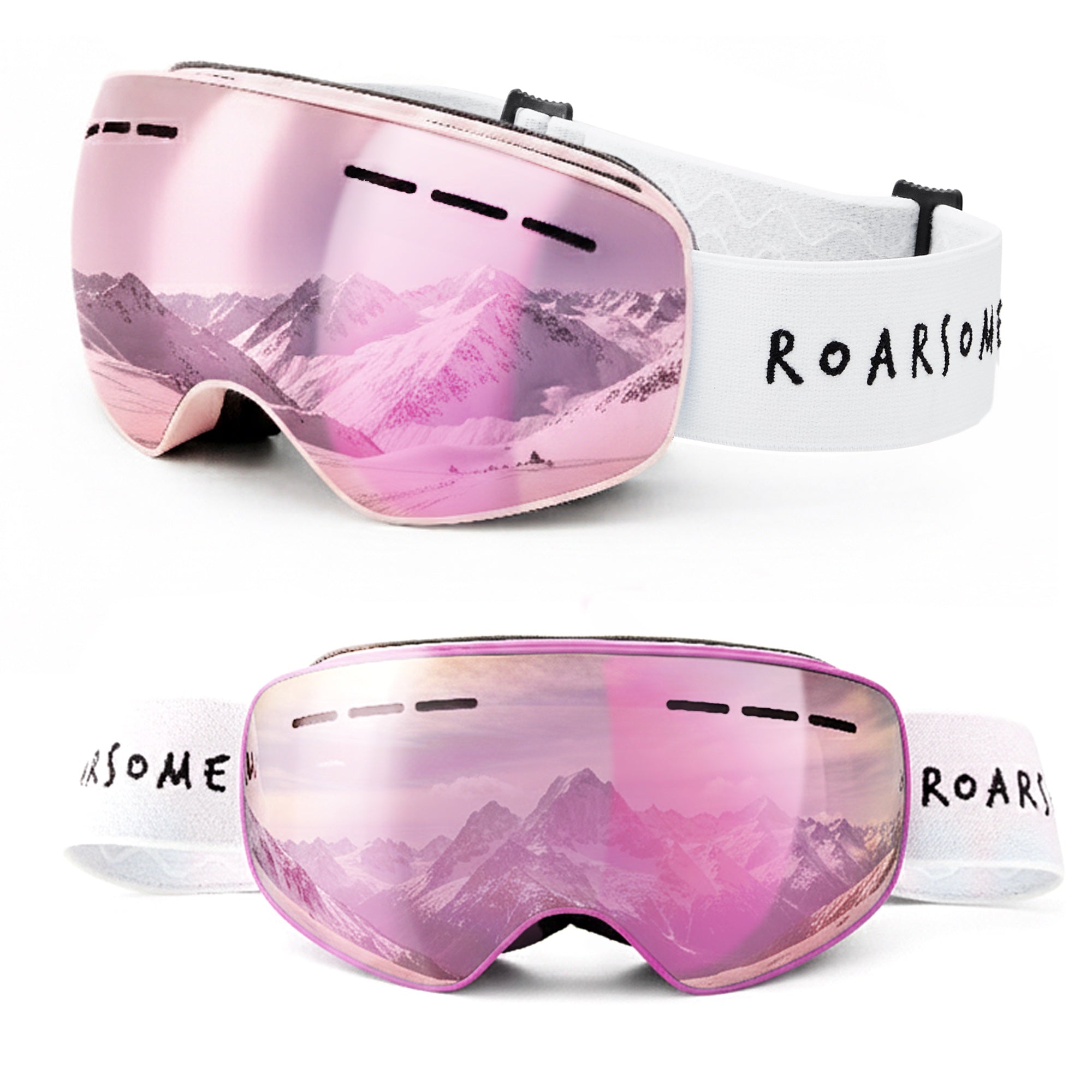 pink ski goggle Kids Ski Goggles