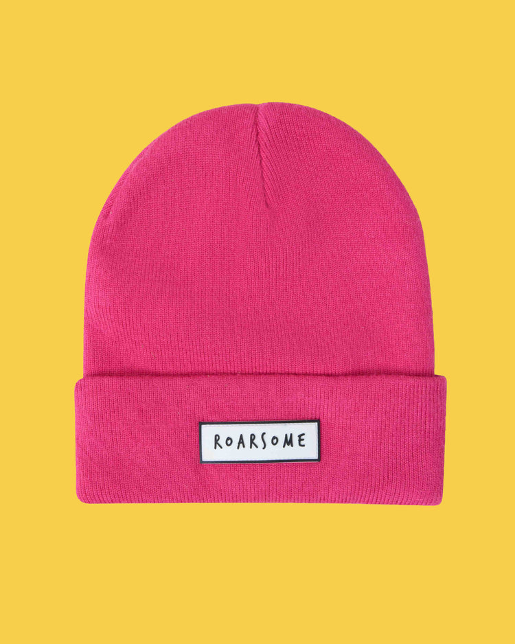 Kids Beanies - Raspberry