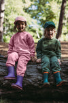 Organic Cotton Tracksuit - Dusty Pink