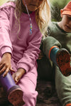 Organic Cotton Tracksuit - Dusty Pink