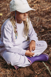 Organic Cotton Tracksuit - Dusk Lilac