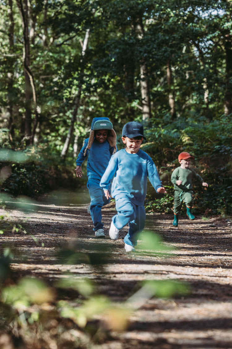 Organic Cotton Tracksuit - Ocean Blue