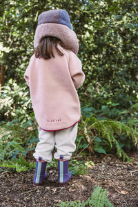 Kids Trapper Hats - Pink/Lilac