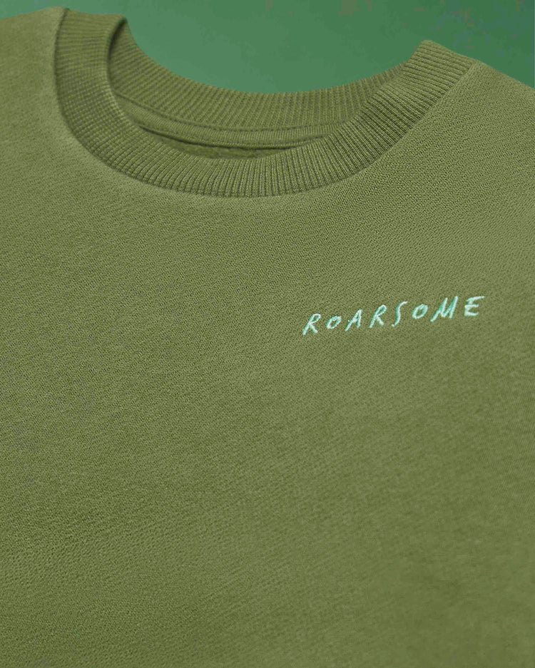 Organic Cotton Tracksuit - Forest Green