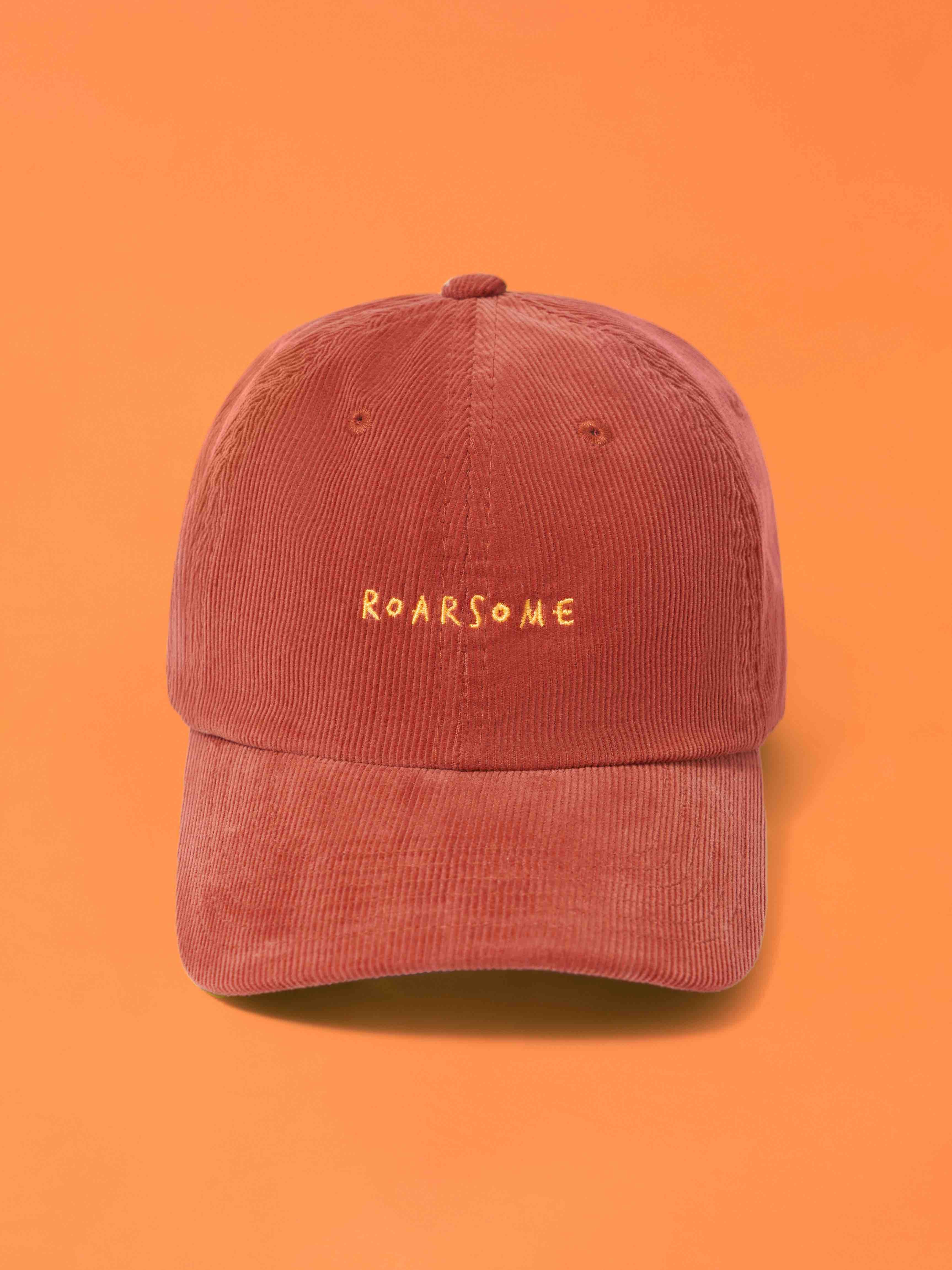 Rust Cap Corduroy Cap - Rust & Roarsome
