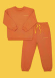 Organic Cotton Tracksuit - Burnt Orange
