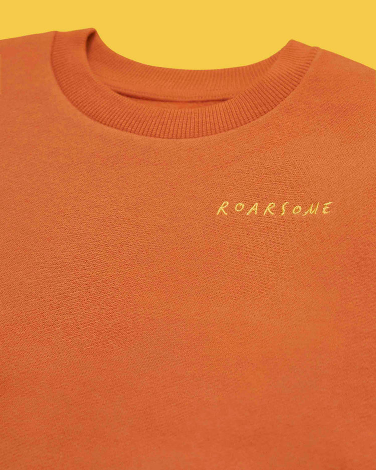 Organic Cotton Tracksuit - Burnt Orange