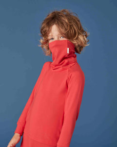 Bamboo Snood - Fire Red