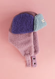 Kids Trapper Hats - Pink/Lilac