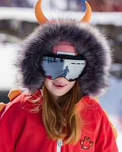 Kids Ski Goggles - Silver