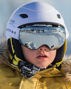 Kids Ski Goggles - Silver