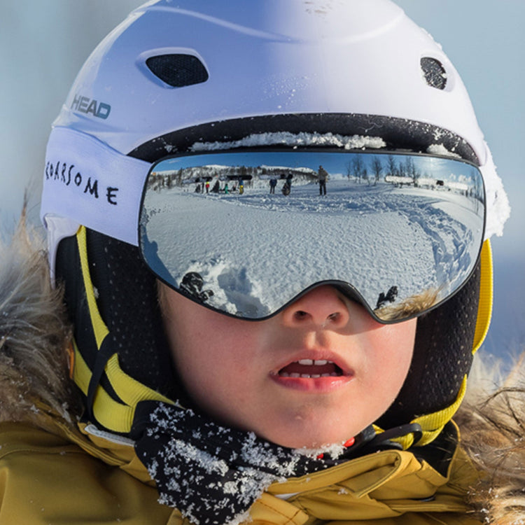 Kids Ski Goggles - Silver