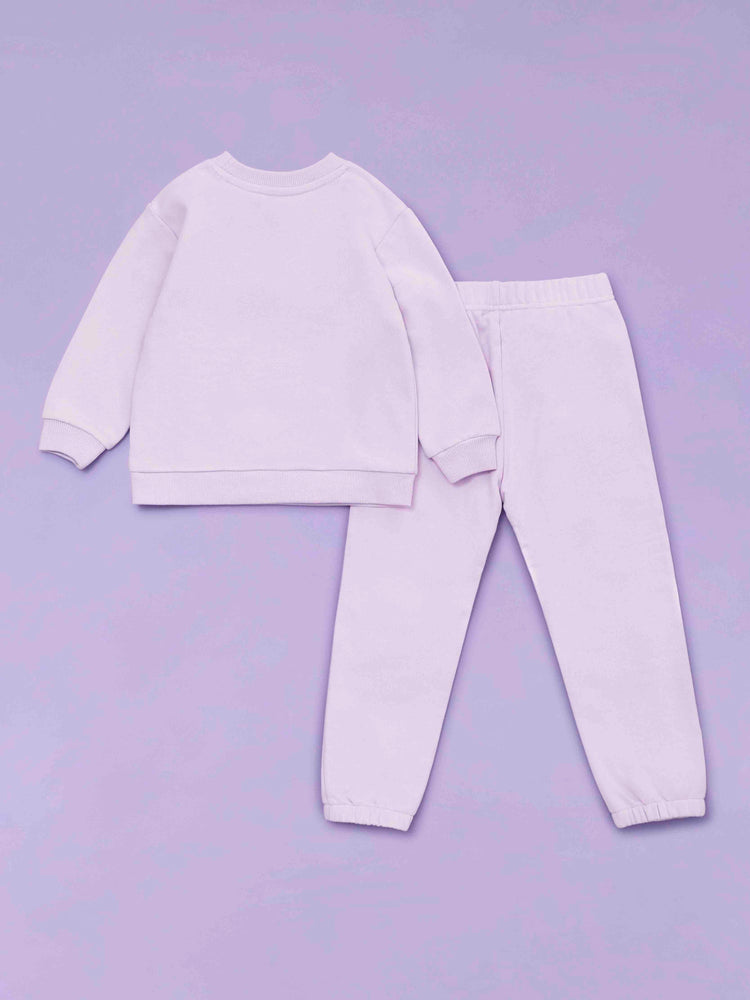 Organic Cotton Tracksuit - Dusk Lilac
