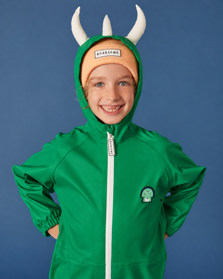 Spike the Dinosaur - Kids Puddle Suit