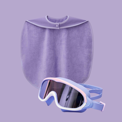 Sparkle the Unicorn - Superhero Towel Cape + Swimming Goggles Bundle