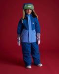 Kids Trapper Hats - Blue/Beige