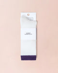 Kids Ski Socks - White/Purple