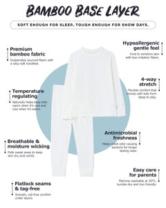 Bamboo Base Layer - Frost White