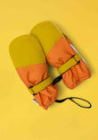 Kids Ski Gloves - Yellow/Orange