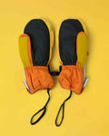 Kids Ski Gloves - Yellow/Orange