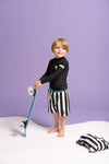 Patch the Panda - Kids Swim Trunks